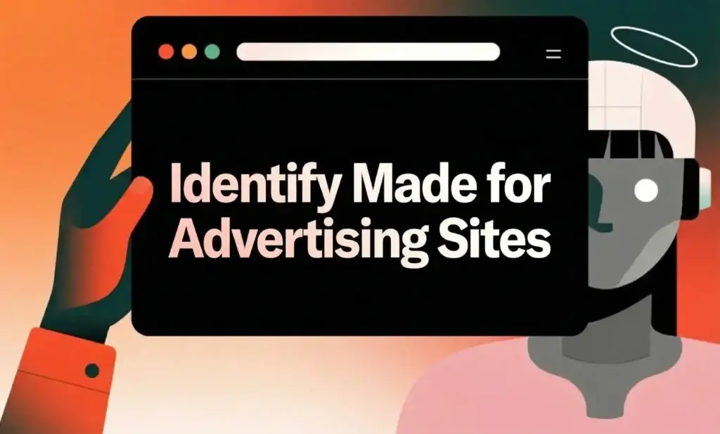 Made-for-Advertising website example showing excessive ad placements surrounding thin AI-generated content
