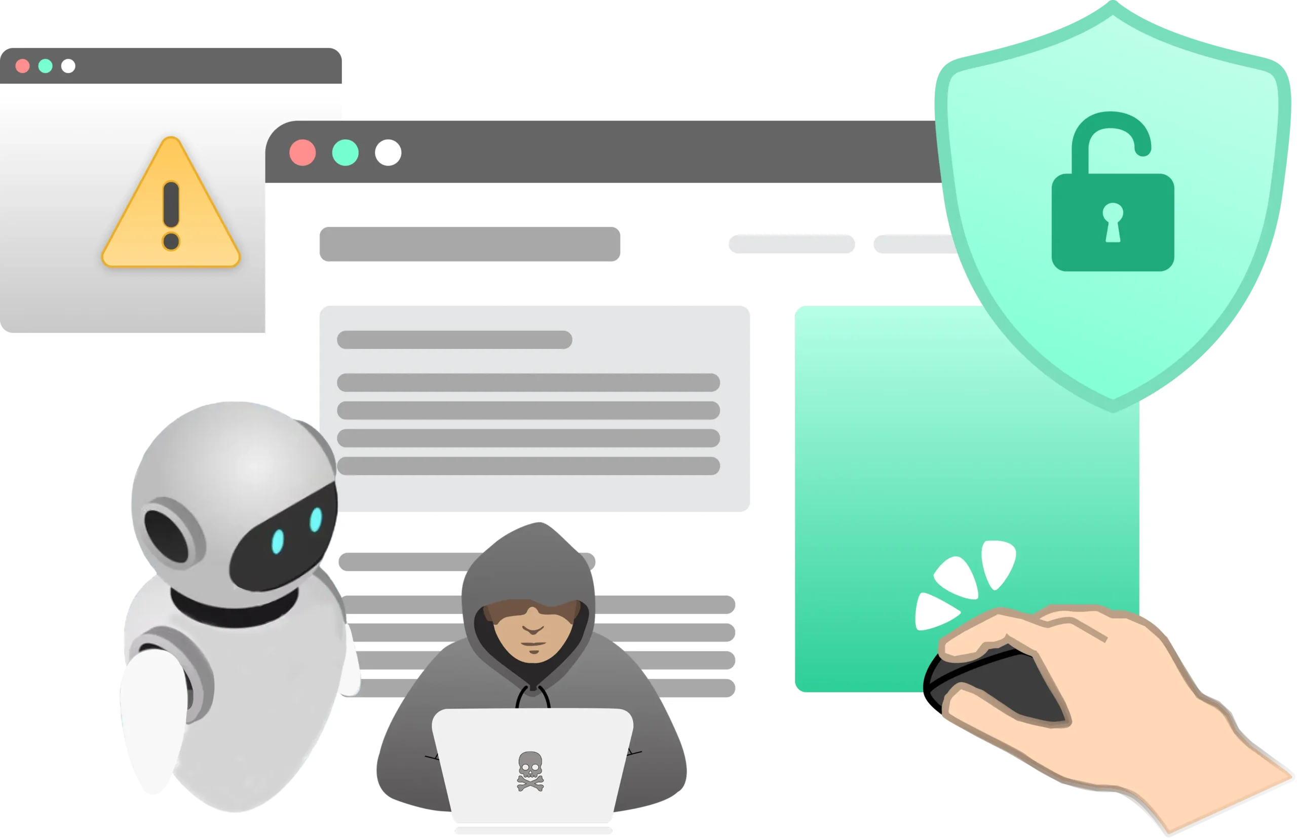 Click Fraud Detection Illustration