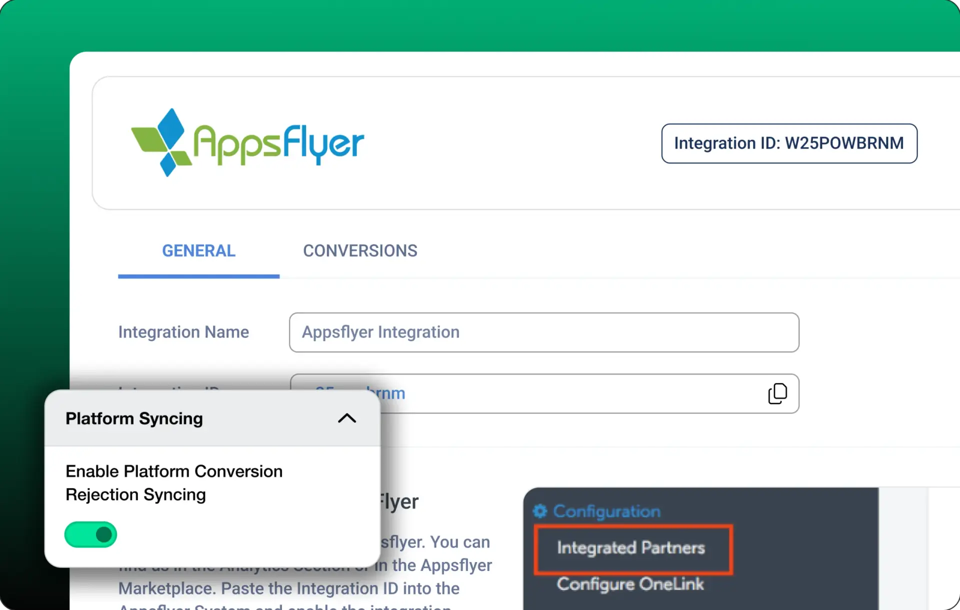 Appsflyer integration illustration
